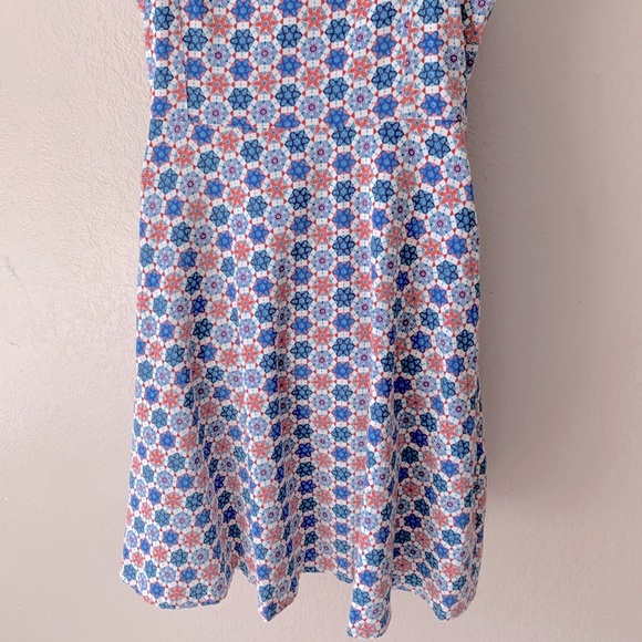 Anthropologie TULLE Stain Glass Americana Fit And Flare Midi Dress Size S - Picture 6 of 8